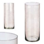 JARRON GRIS CILINDRO 12X30 CM