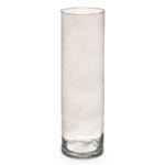 JARRON GRIS CILINDRO 12X40 CM