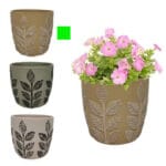 MACETA MARRON TERRACOTA 13X13 CM