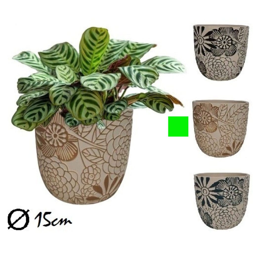 maceta decoraciones marron