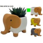 MACETA ELEFANTE BLANCO 16X11 CM