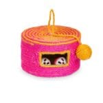 RASCADOR ROSA CUERDA BOLA