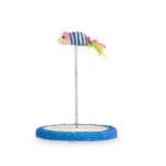 RASCADOR AZUL MUELLE RATON 19 CM