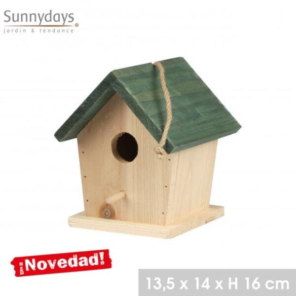 CASETA PAJARO VERDE 13X114X16