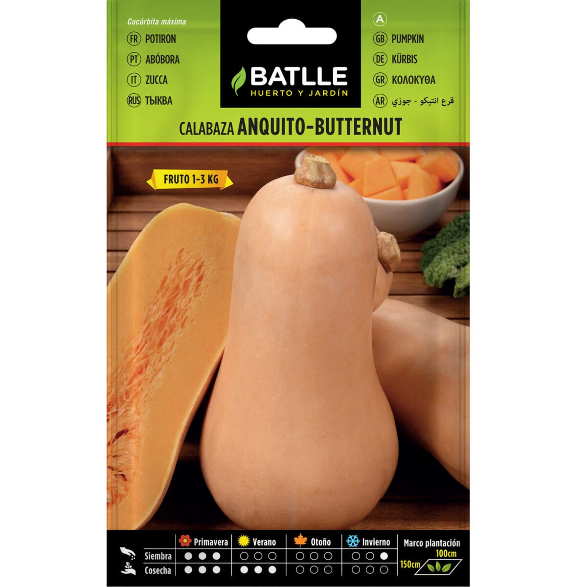 CALABAZA ANQUITO BUTTERNUT - Imagen 1