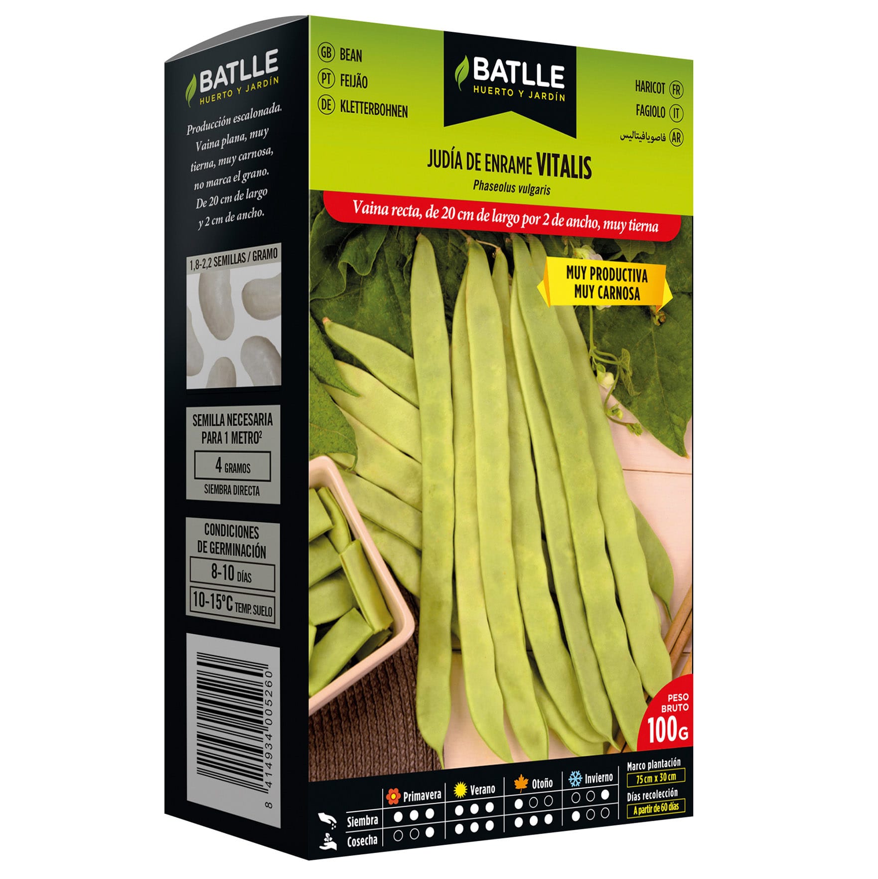 Judía De Enrame Vitalis JUDIA VITALIS 100 GRS - Imagen 1