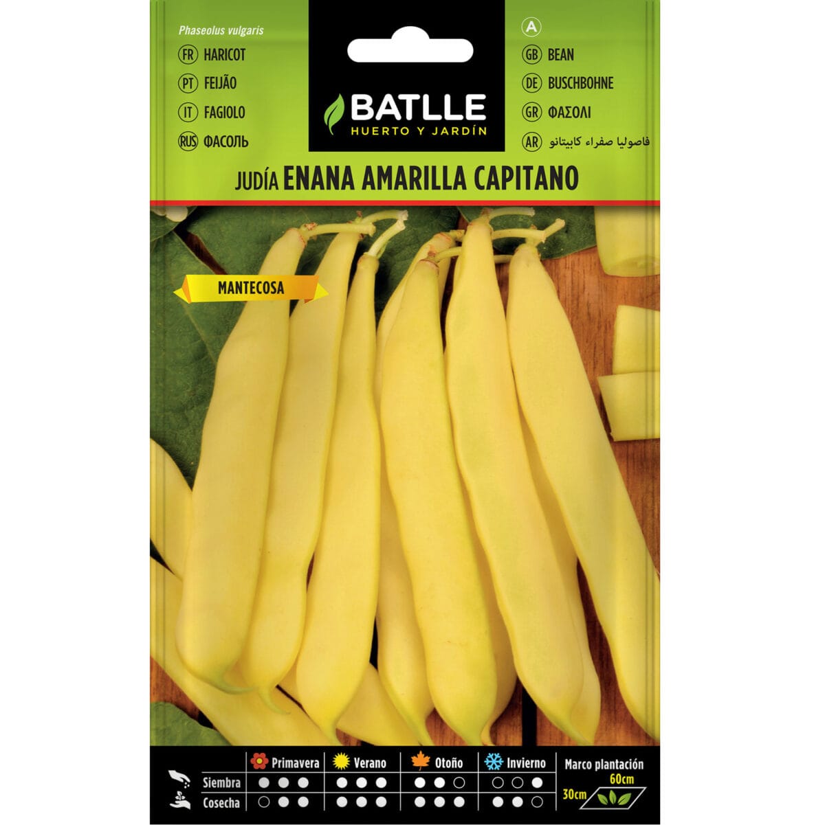 JUDIA AMARILLA CAPITANO 100 GRS - Imagen 1