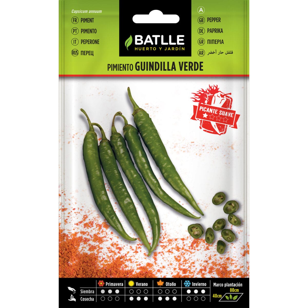 PIMIENTO GUINDILLA VERDE - Imagen 1