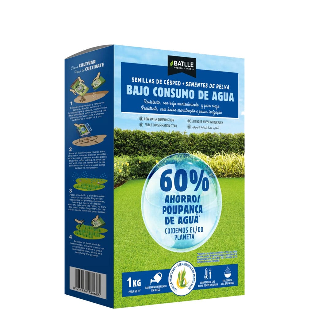 Semillas de Cesped Ahorro de Agua