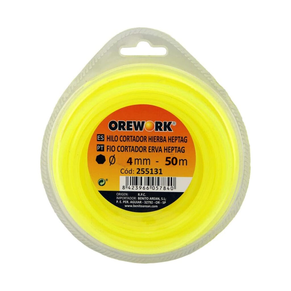 Hilo de Corte heptagonal O 4 mm 50 m