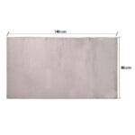 ALFOMBRA SOFT GRIS OSC 80X140 CM - Imagen 4