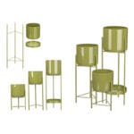 SET 3 MACETEROS PIE VERDE