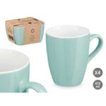 SET 4 TAZAS MENTA 410 ML.