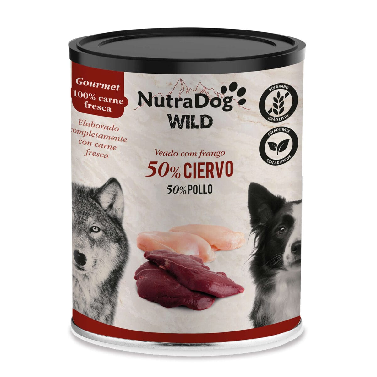 LATA CIERVO POLLO PREMIUM 400 GR - Imagen 1