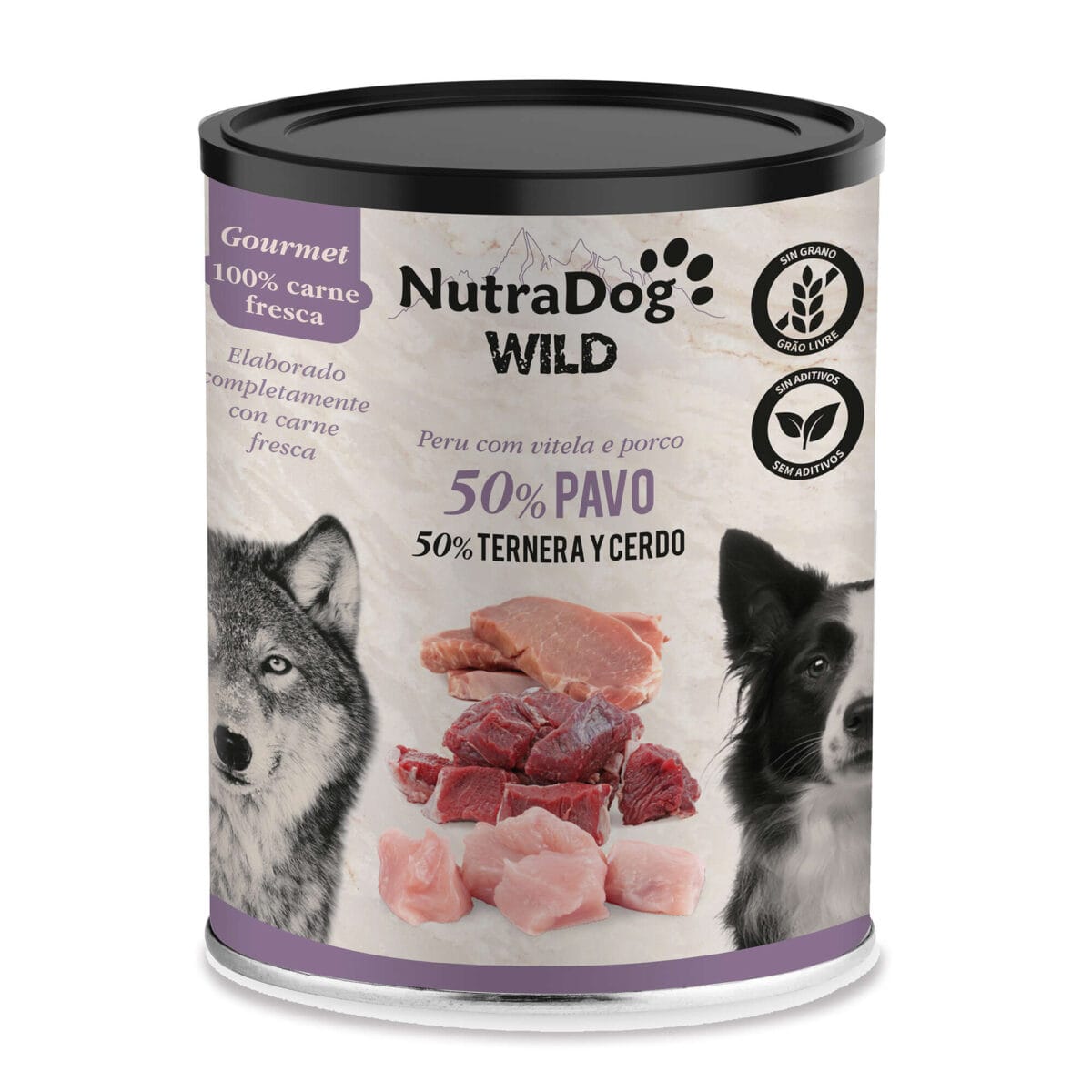 LATA PAVO TERNERA CERDO 400 GR - Imagen 1