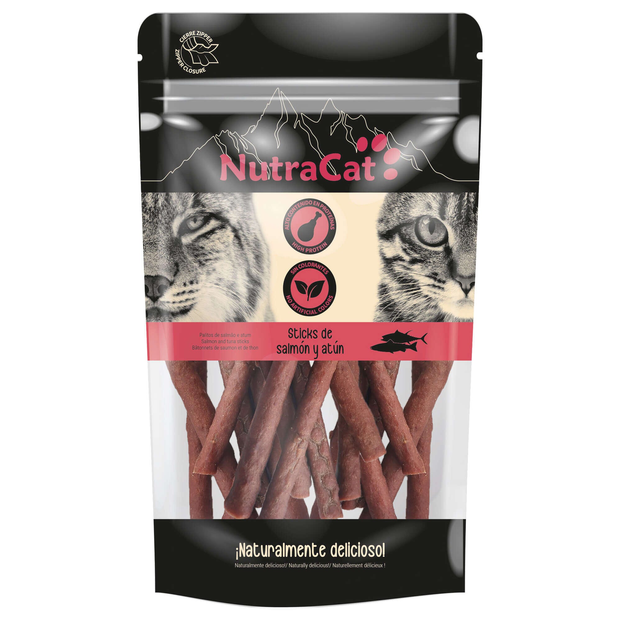 STICKS DE SALMON Y ATUN 50 GRS STICKS DE SALMON Y ATUN 50 GRS - Imagen 1