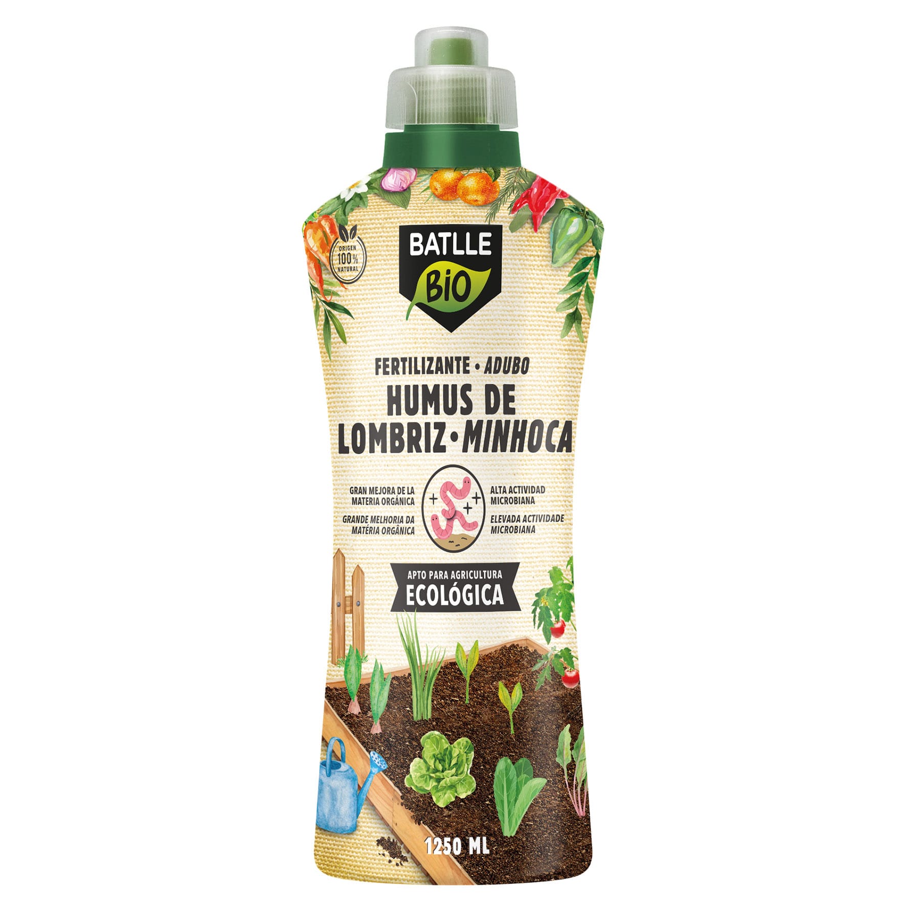 Fertilizante Humus de Lombriz FERTILIZANTE HUMUS BATLLE 1250 M - Imagen 1