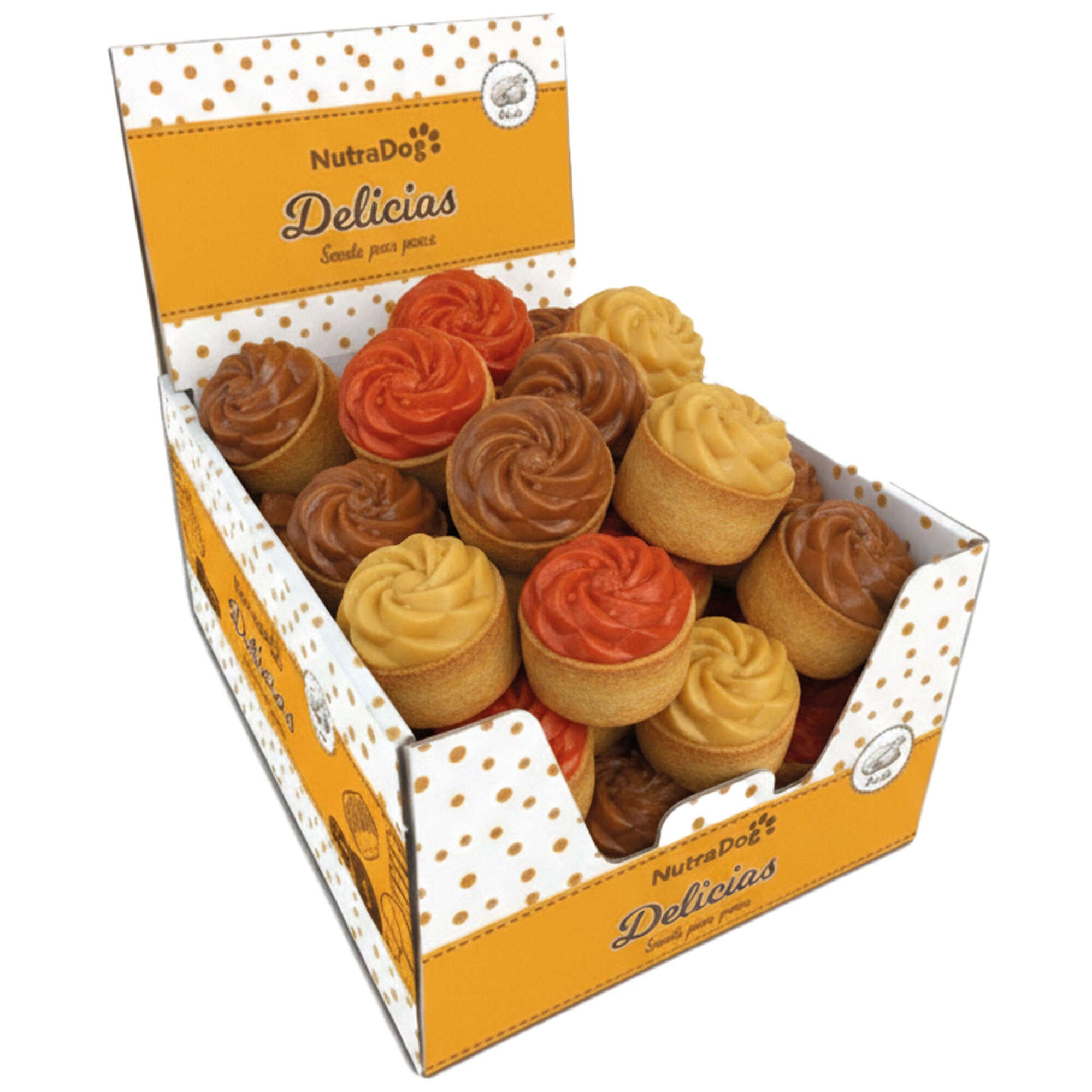 ntd1006-cupcakes-de-sabores-surtidos-nutradog-delicias-29-uds_empaquetado_17987 CUPCAKE SURTIDOS 1 UNIDAD - Imagen 1