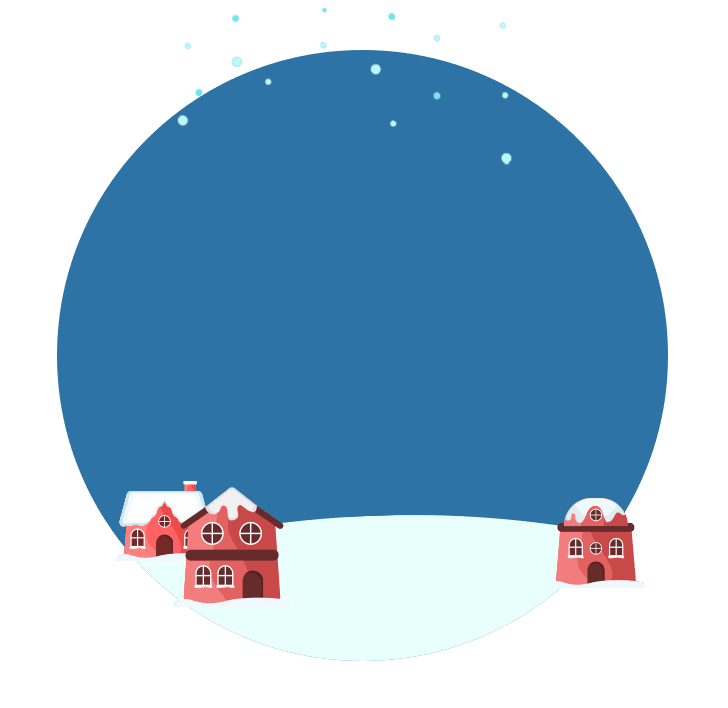 invierno burbuja deco