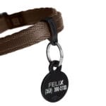 COLLAR MEMOPET GATO ID MARRON - Imagen 2