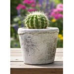 MACETA ENVEJECIDA AMARILLA 11 CM
