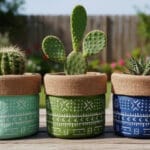 MACETA SACO VERDE 11 CM