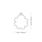 CHAPA MARGARITA BLANCA PEQUEÑA - Imagen 4