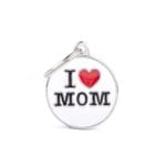 CHAPA I LOVE MOM CHARMS