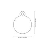 CHAPA CIRCULO GD. BRONCE CROMADO - Imagen 3