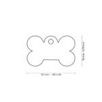 CHAPA HUESO PQ. ALUMINIO LILA - Imagen 4