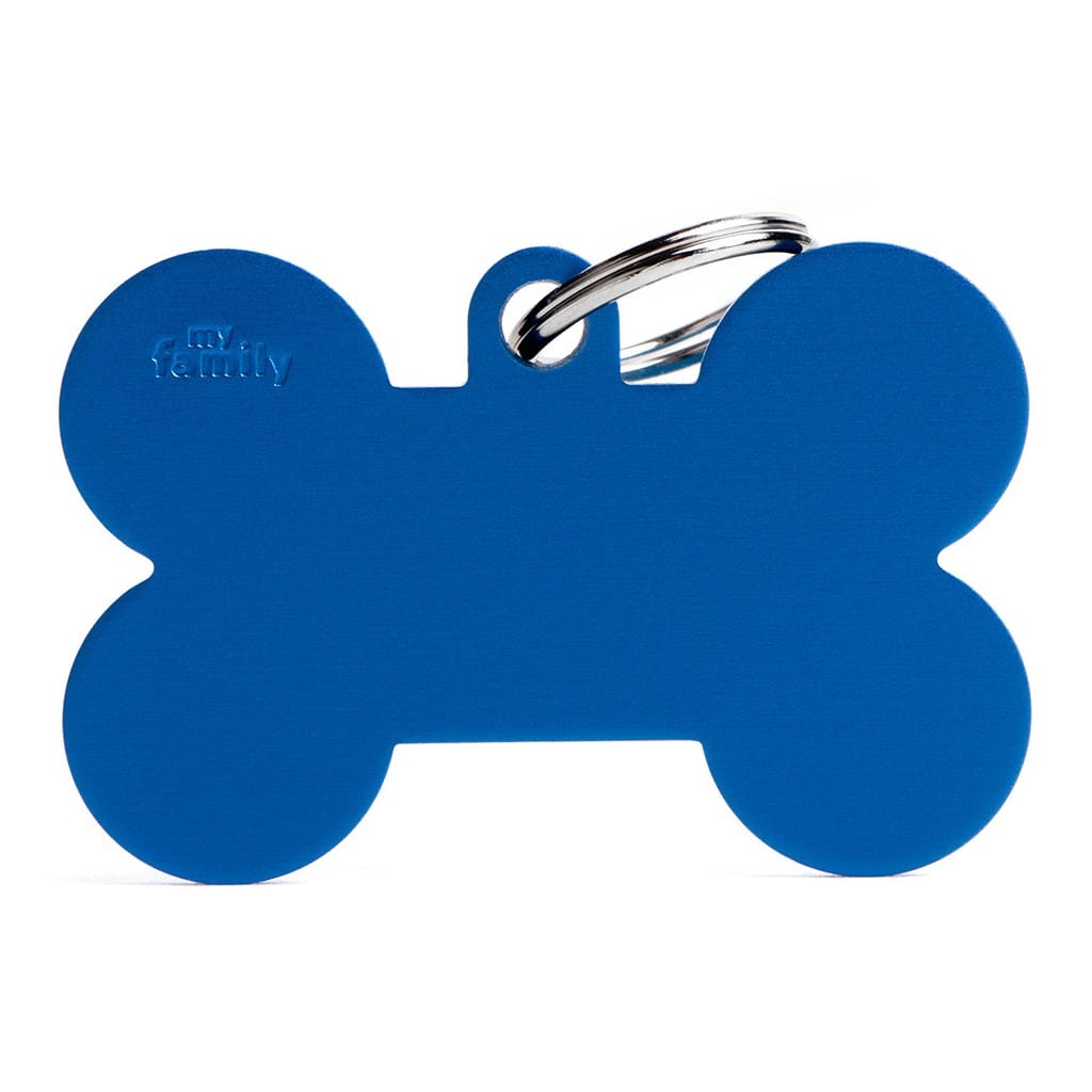 placa-coleccion-basic-hueso-xl-azul-en-aluminio CHAPA HUESO XL AZUL ALUMINIO - Imagen 1