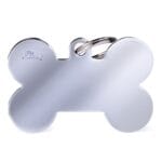 CHAPA HUESO XL BRONCE CROMADO