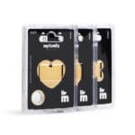 CHAPA HUESO XL BRONCE DORADO - Imagen 4