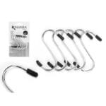 SET 5 GANCHOS METALICOS 2X10X18