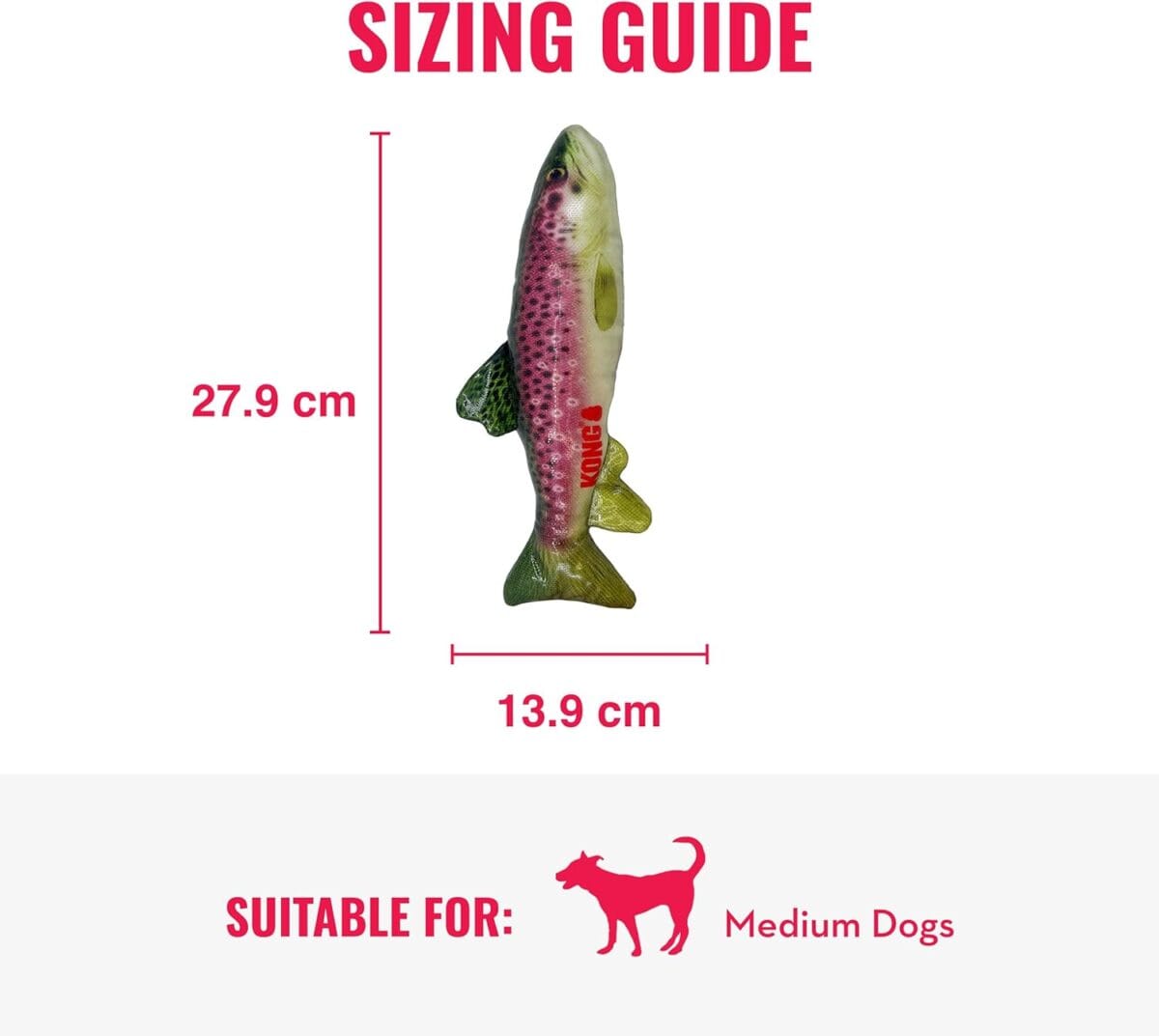 KONG WILDSHIELDZ TROUT T-M - Imagen 5