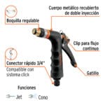PISTOLA RIEGO METALICA 2 FUNCION - Imagen 2