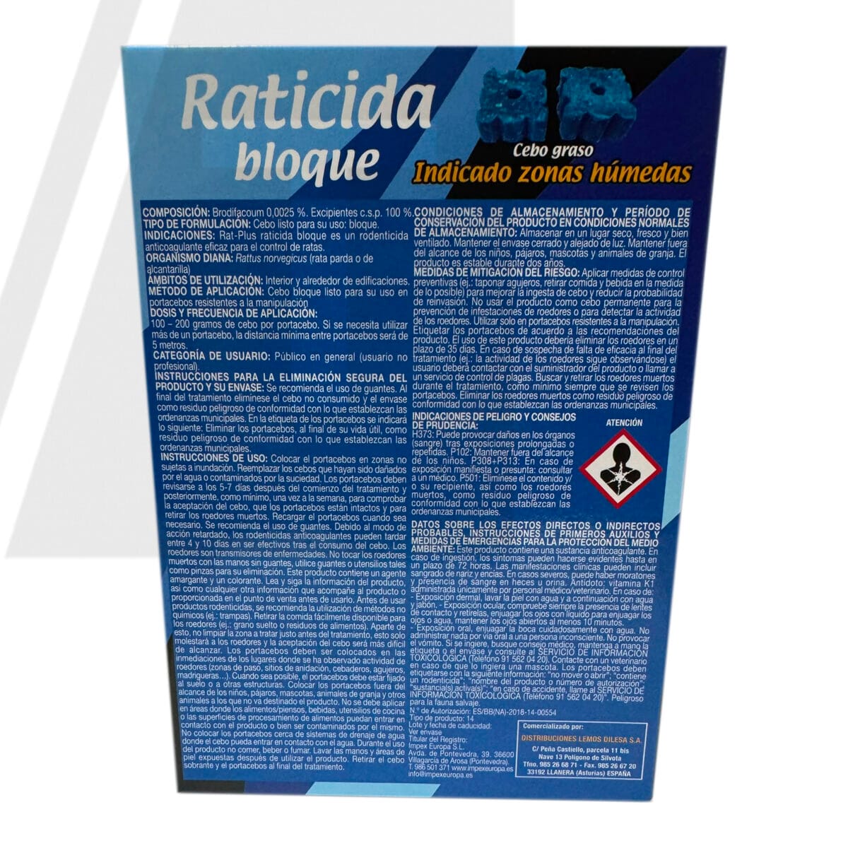 RAT PLUS BLOQUE 240 GRS - Imagen 2